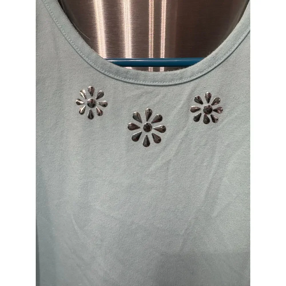 $5/15Faded Glory Blue Dress - L (10-12)